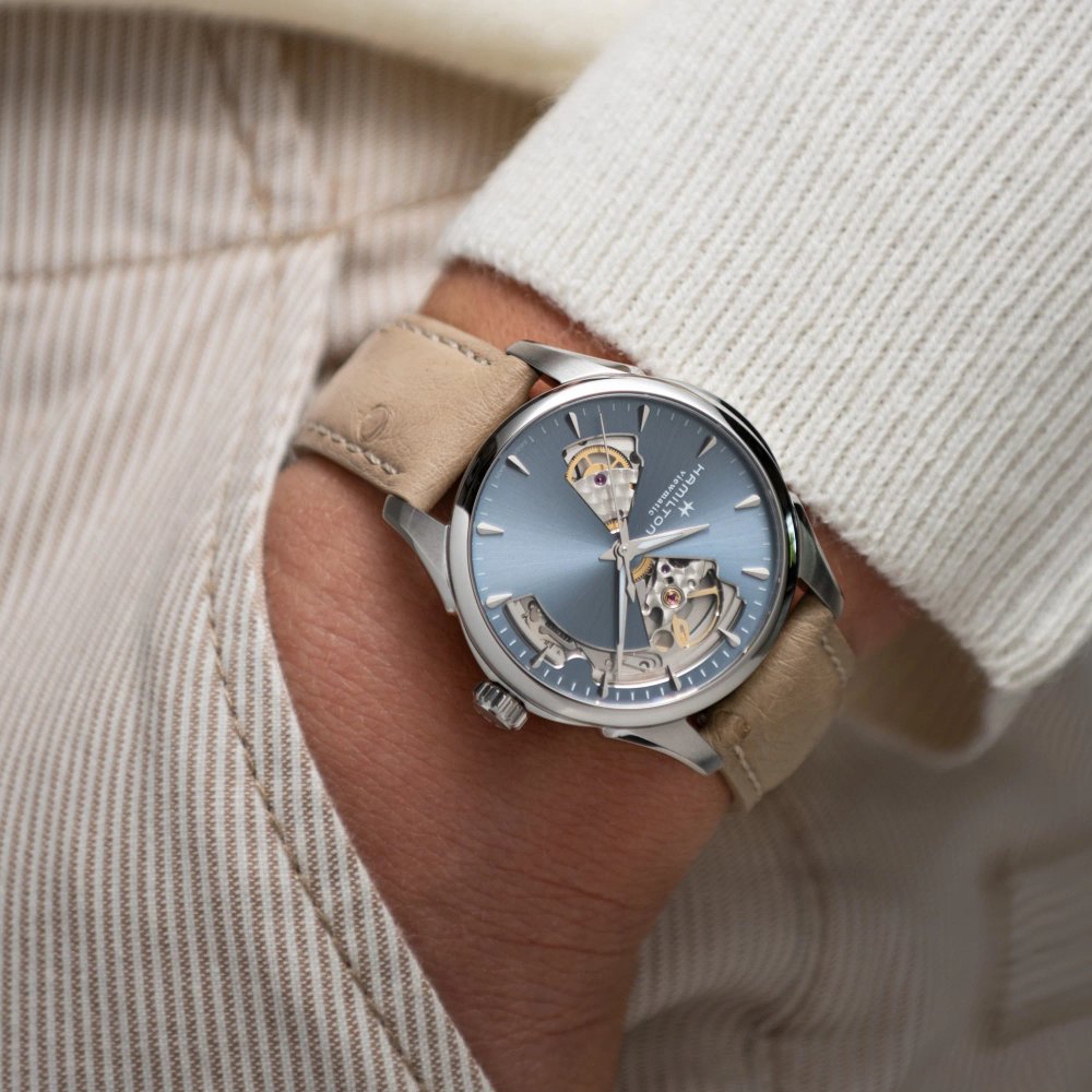 Hamilton Jazzmaster Open Heart Auto Lady