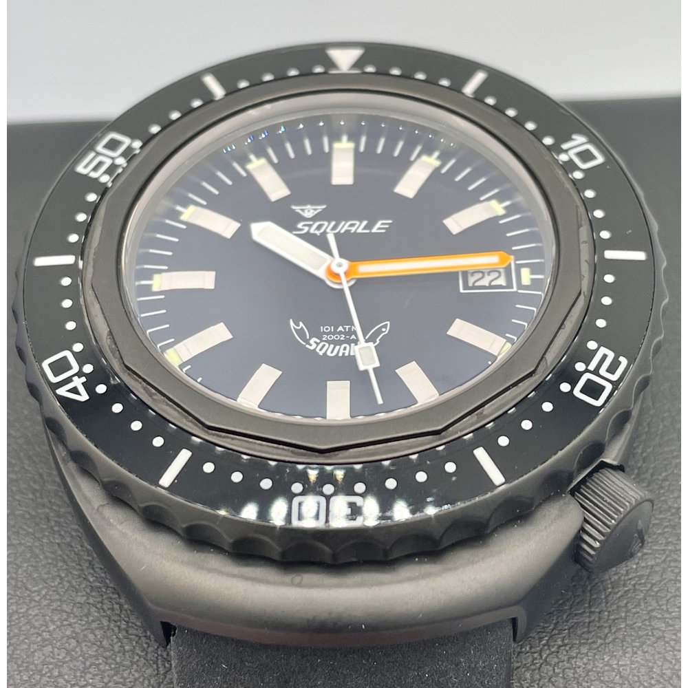 Squale 2002 PVD Black/Orange