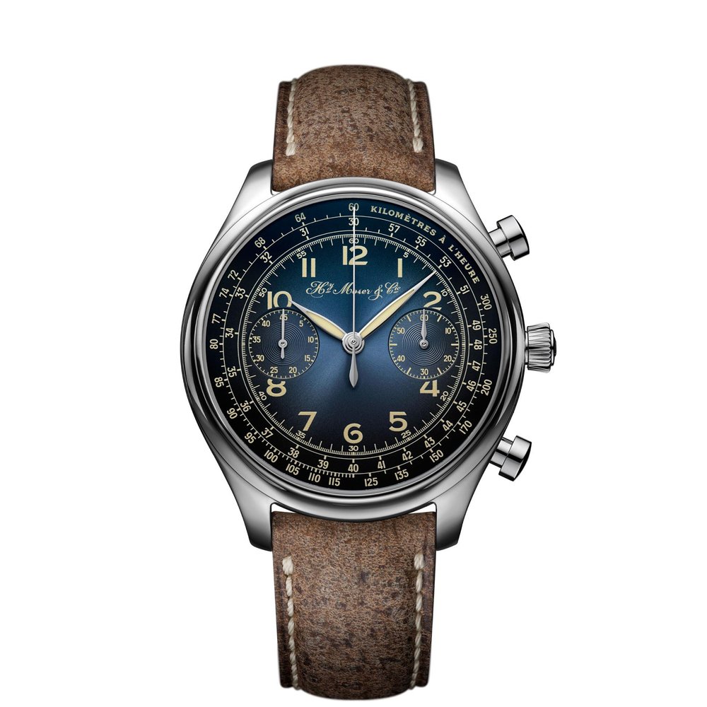 Massena LAB WC1 GMT Mineral Blue Dial