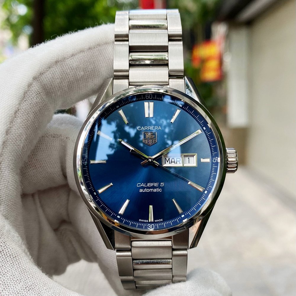 TAG Heuer Carrera Calibre 5 36mm Blue Sunray