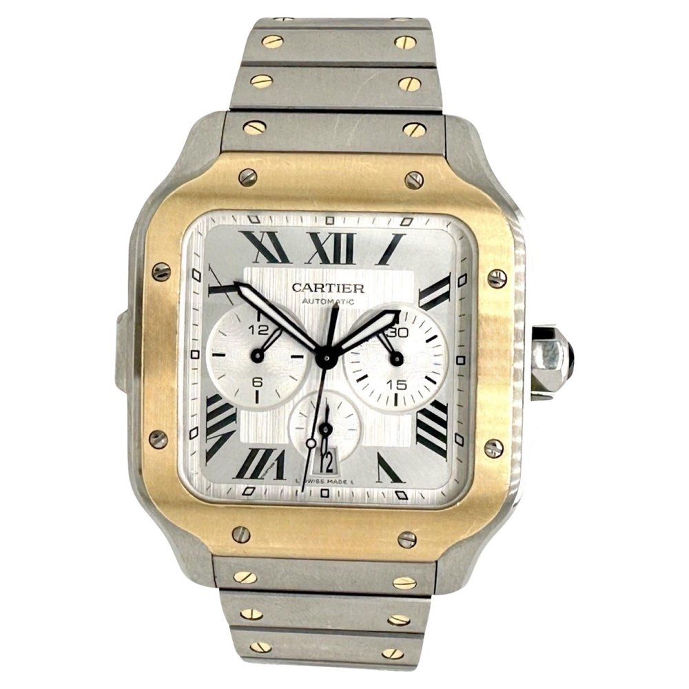 Cartier Santos de Cartier Large Steel & Gold