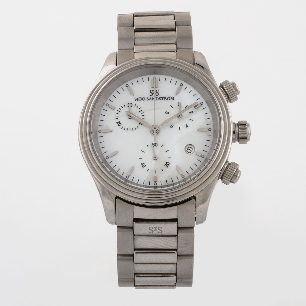 Sjöö Sandström Royal Steel Chronograph 35.5mm