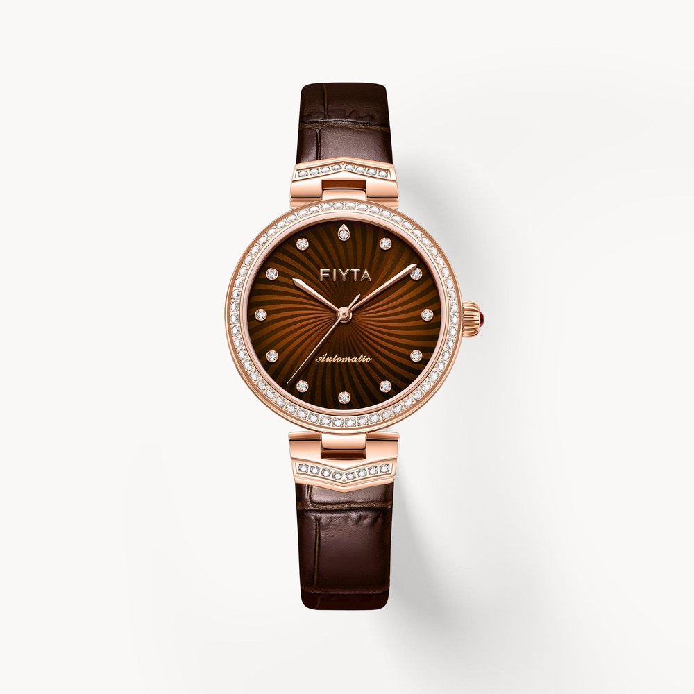 Fiyta Klover — Ladies Diamond Automatic (Stainless Bracelet)
