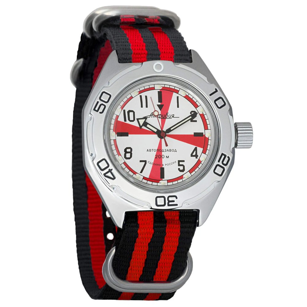 Vostok Amphibia 710 Kometa Red Seconds