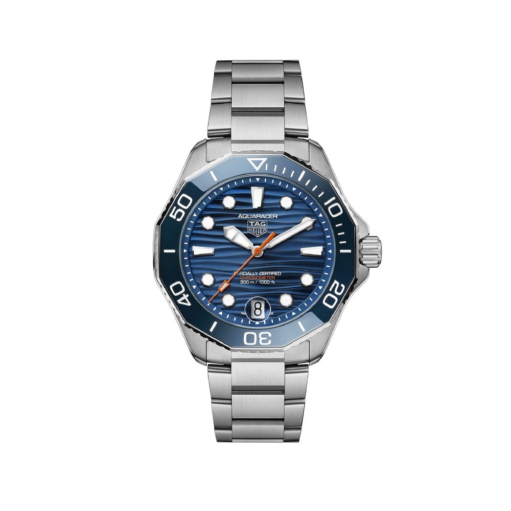 TAG Heuer Aquaracer Professional 300 Steel Bracelet Blue 43mm
