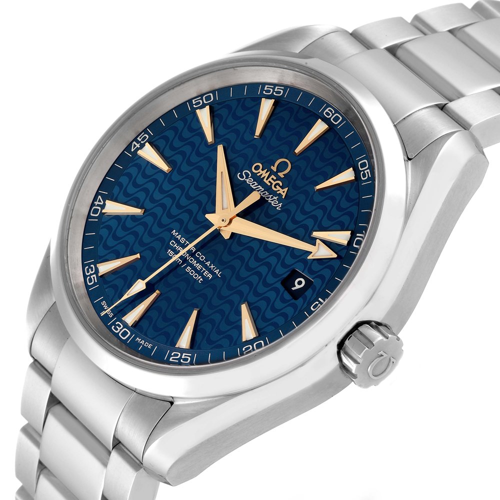 Omega Aqua Terra >15,000 Gauss Blue