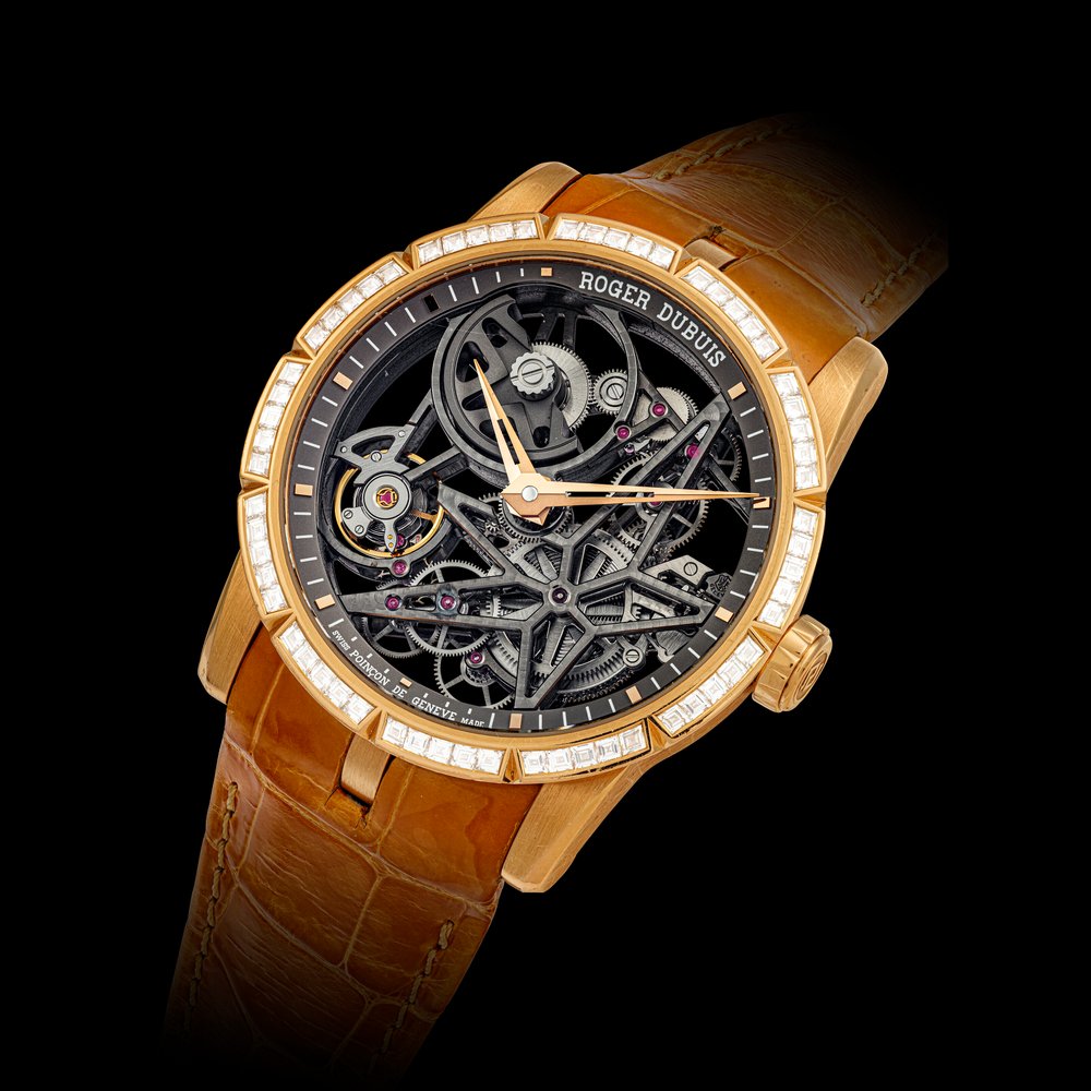 Roger Dubuis Excalibur Pink Gold Skeleton