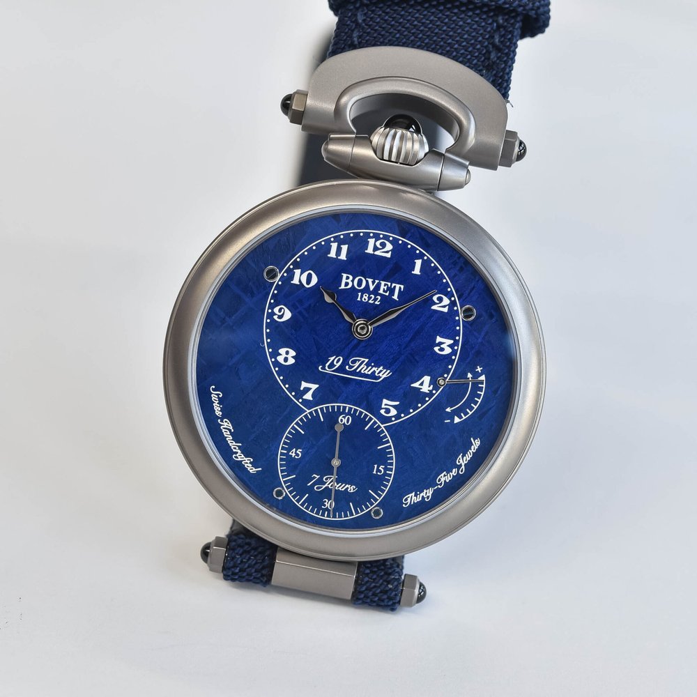 Bovet 19Thirty Stainless Steel Blue