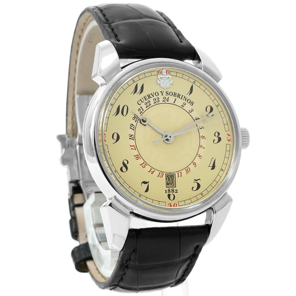 Cuervo y Sobrinos Historiador Torpedero Day-Date