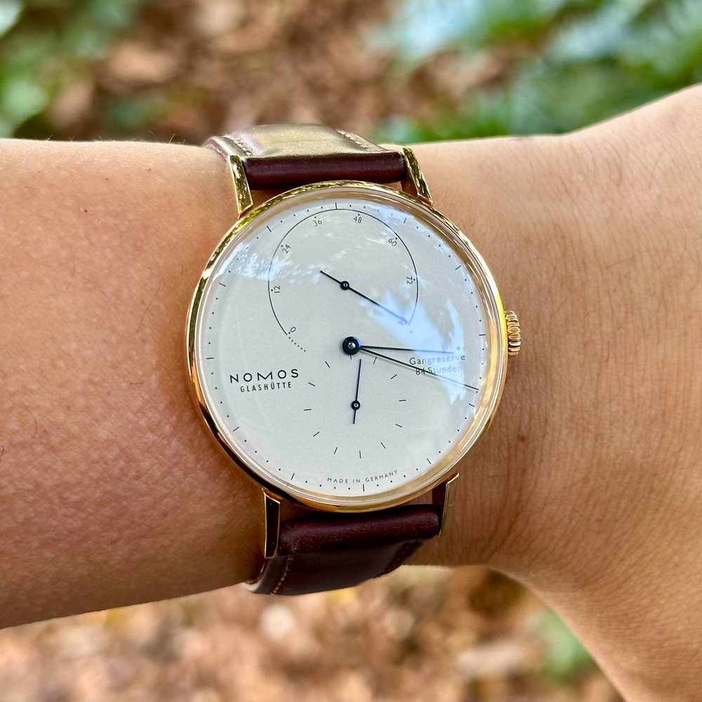 Nomos Glashütte Lambda Rotgold