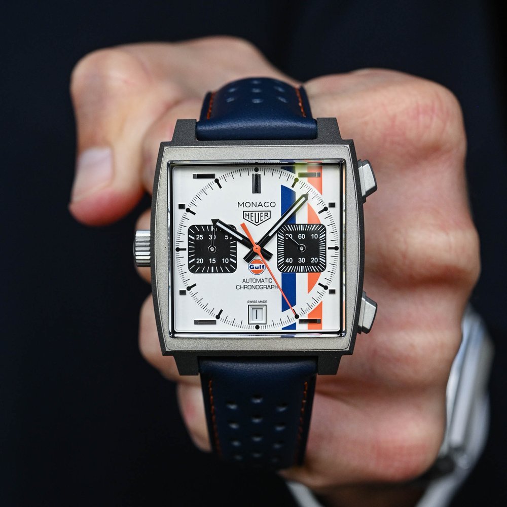 TAG Heuer Monaco Automatic Chronograph Green Gulf