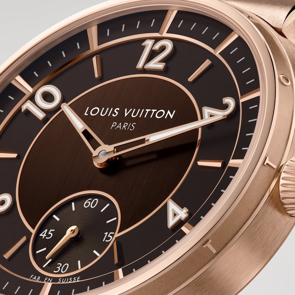 Louis Vuitton Tambour Slim Rose Gold