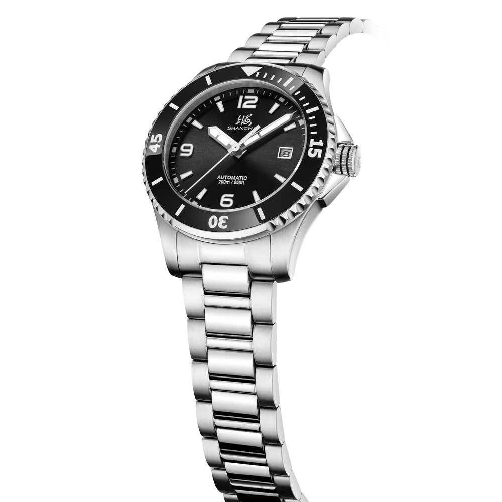 Shanghai Watch Factory Shanghai Classic Black Dial