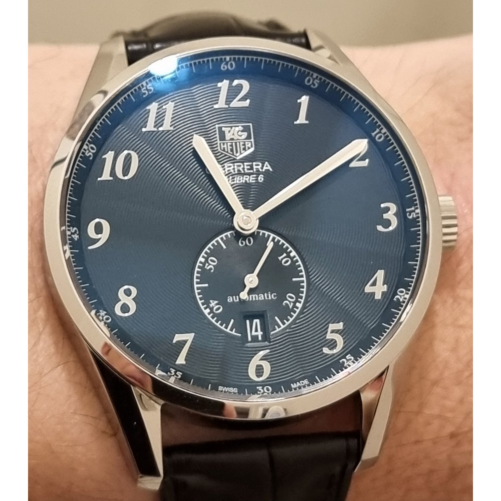 TAG Heuer Carrera Calibre 6 Heritage 39mm Silver