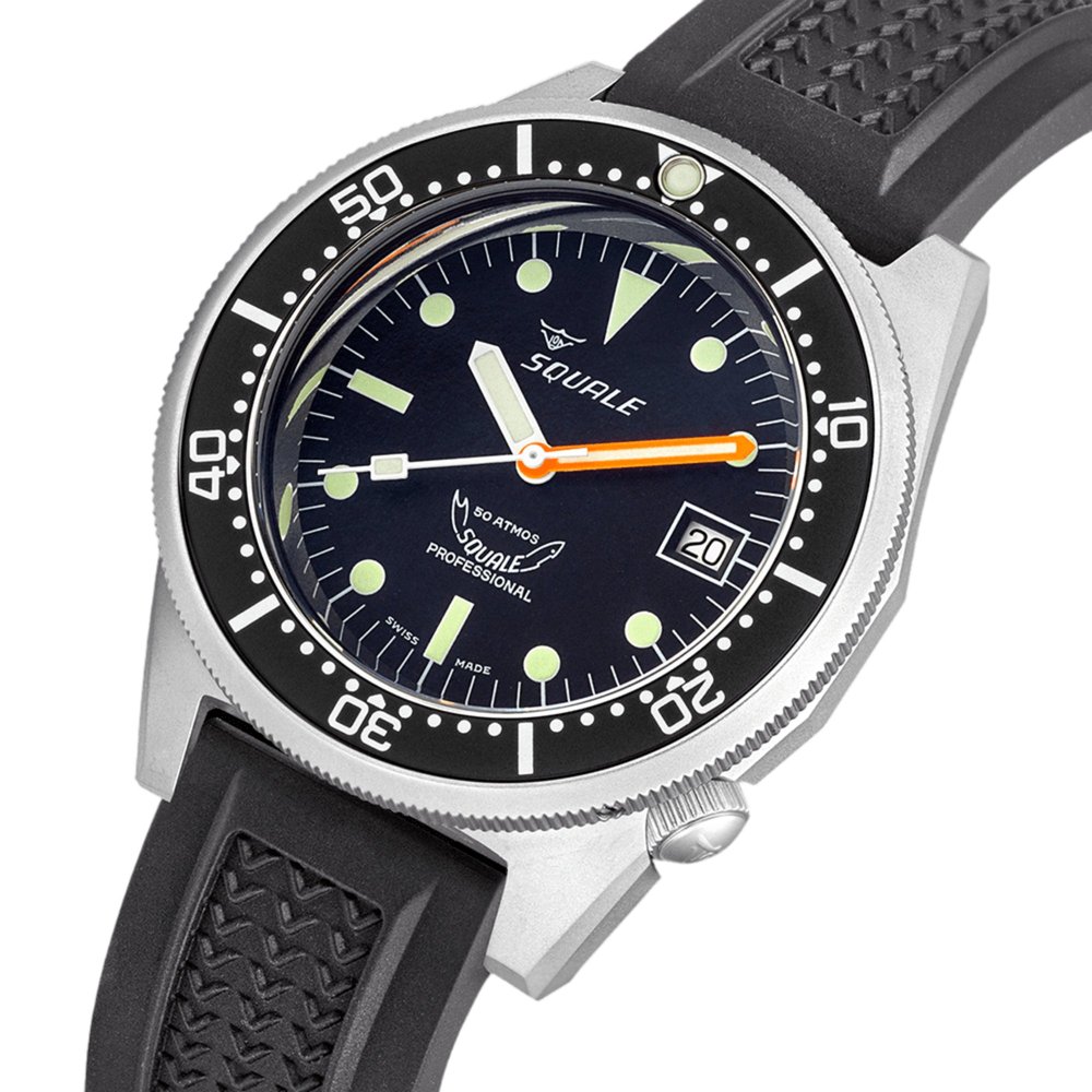 Squale 1521 Black Blasted
