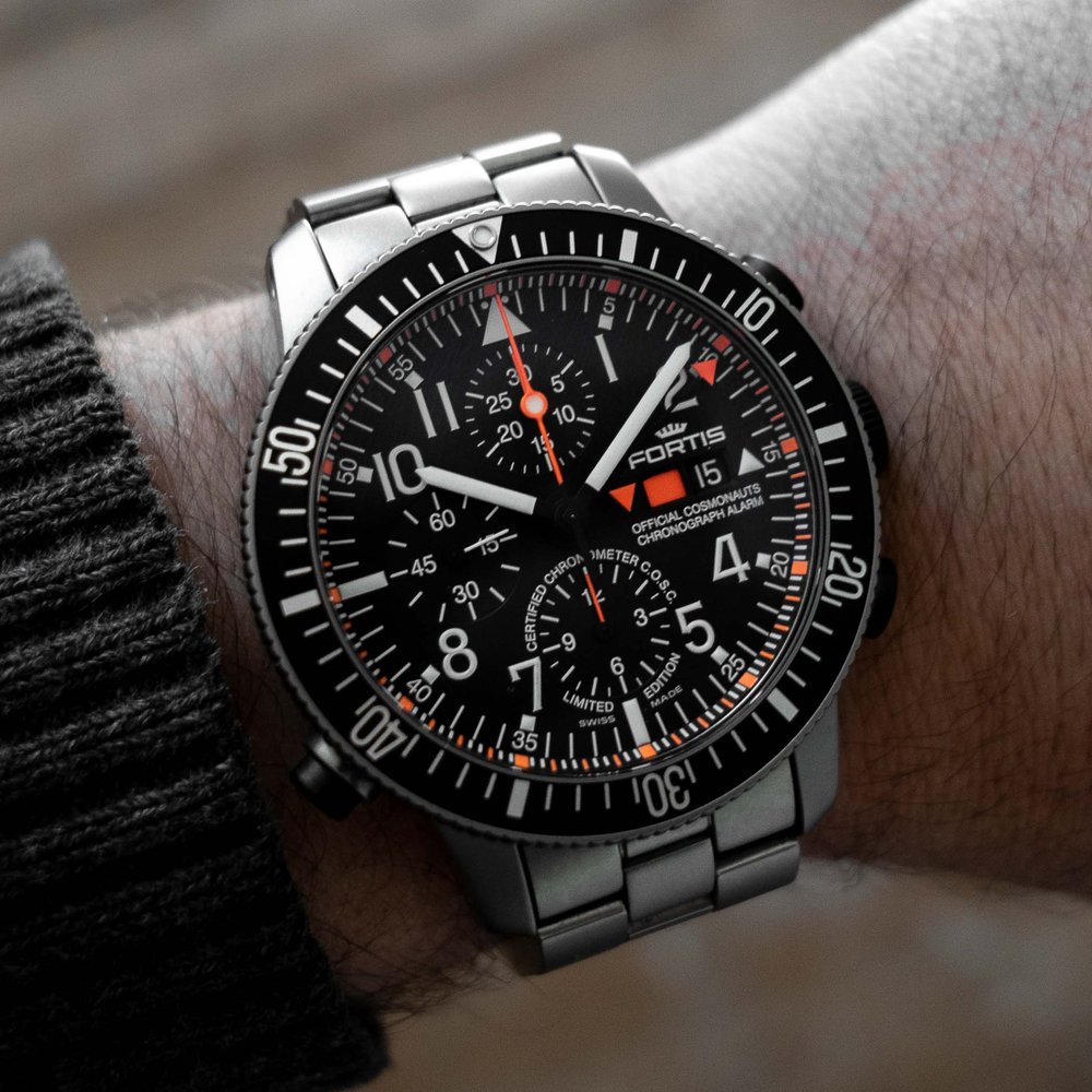 Fortis B-42 Official Cosmonauts Chronograph Limited Edition ISS