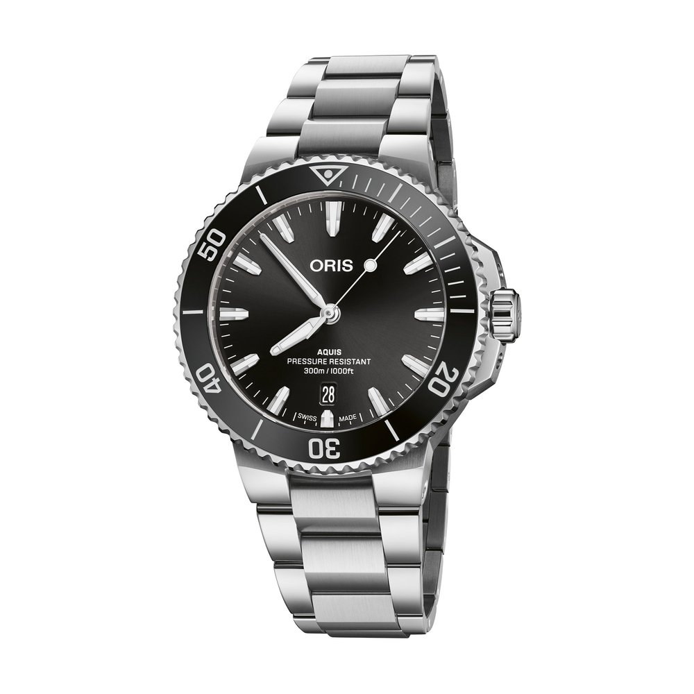 Oris Aquis Date Relief Black Bracelet