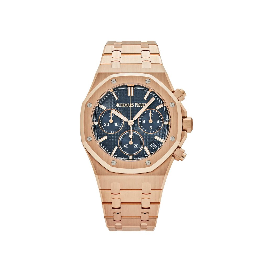 Audemars Piguet Royal Oak Chronograph 41mm Rose Gold Blue