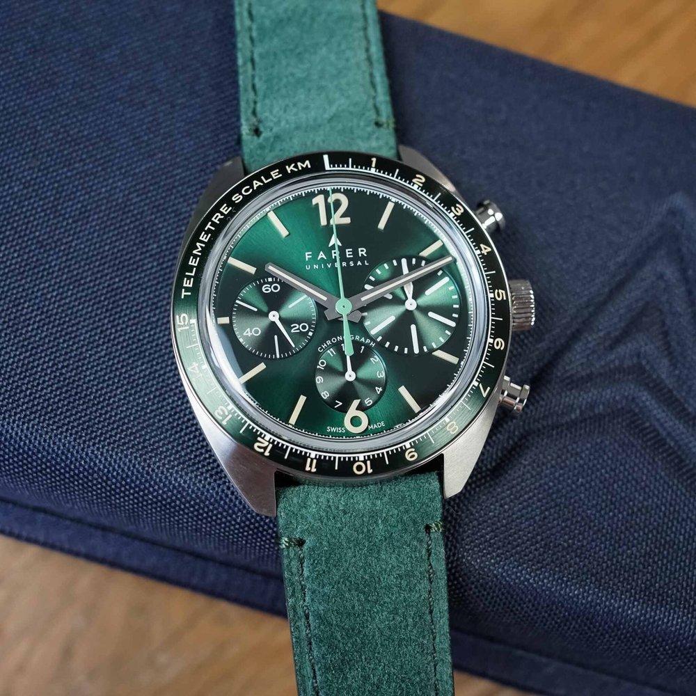 Farer Moritz Green Chronograph
