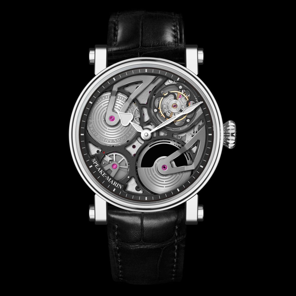 Speake-Marin One & Two Openworked Tourbillon V2 38mm Titanium