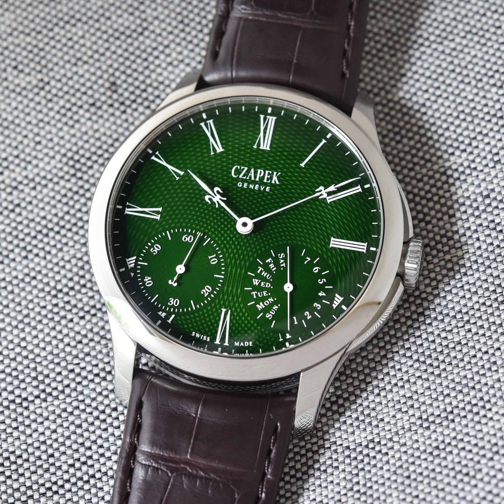 Czapek Quai des Bergues No. 26 Grand Feu Enamel