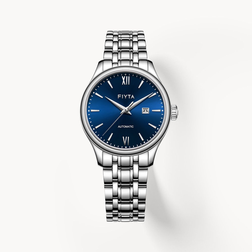 Fiyta Classic Minimalist — Three-Hand Date Slim Automatic (40mm)