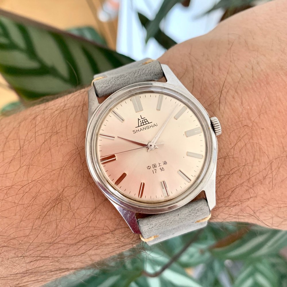 Shanghai Watch Factory Oceanus Silver Dial
