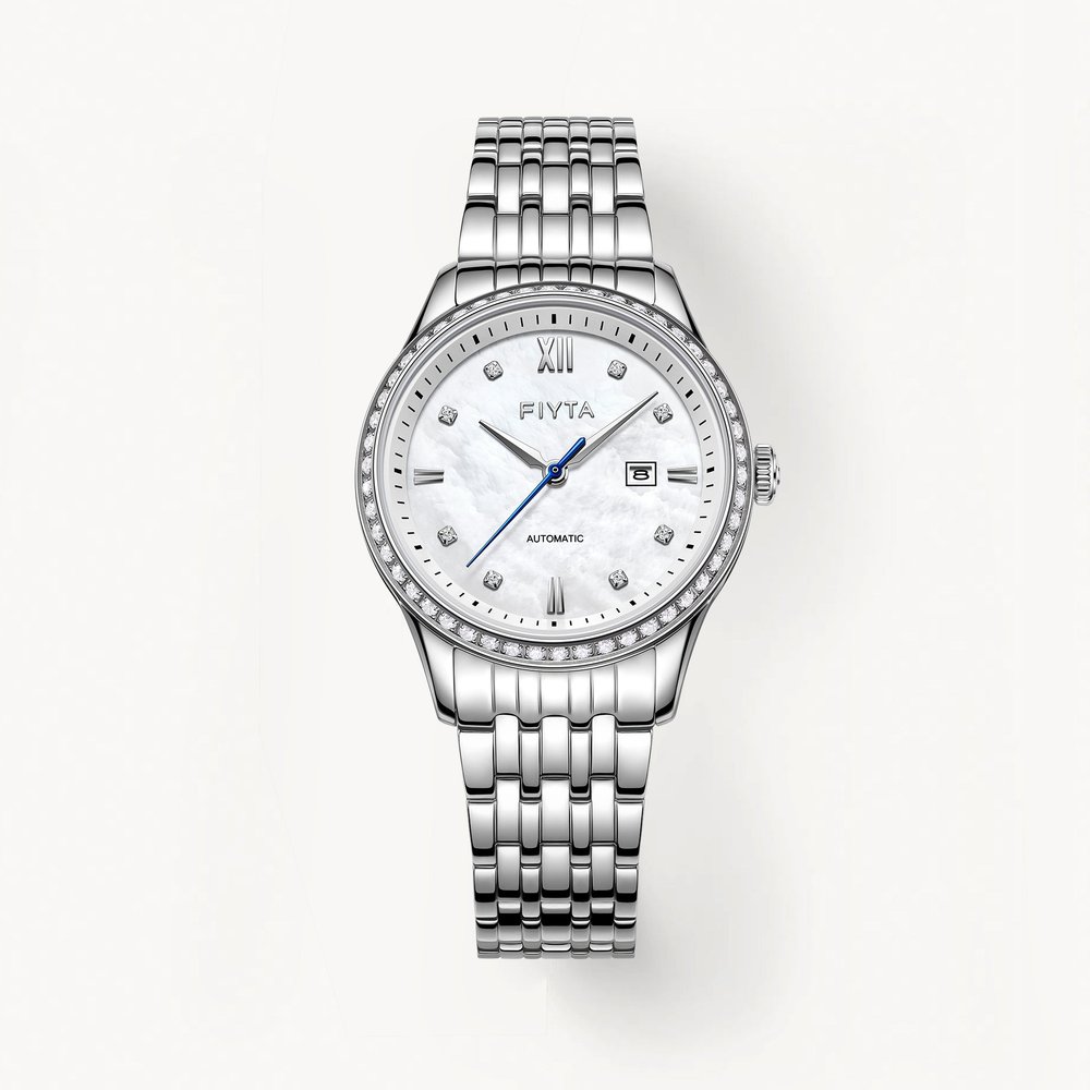 Fiyta Classic Women — Mechanical Automatic (Open Heart, Stainless)