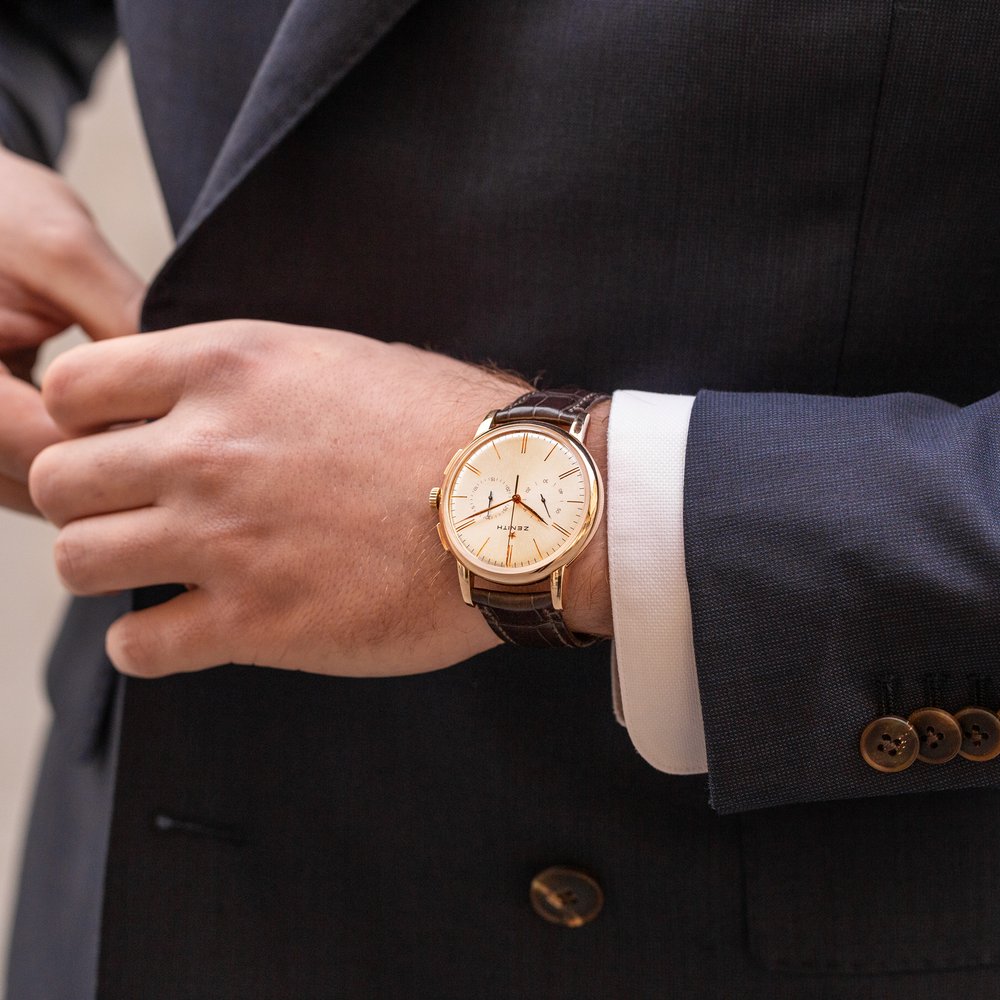 Pequignet Elite Chronograph Rose Gold