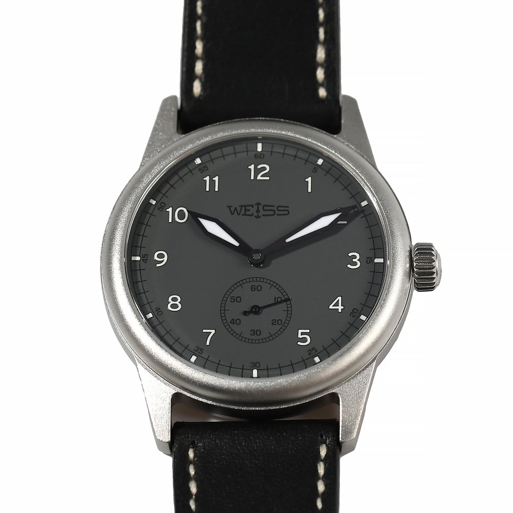 Weiss Watch Company Limited Edition Titanium Standard Issue Field Watch 38mm — Blue Ocean (Cal. 2130)