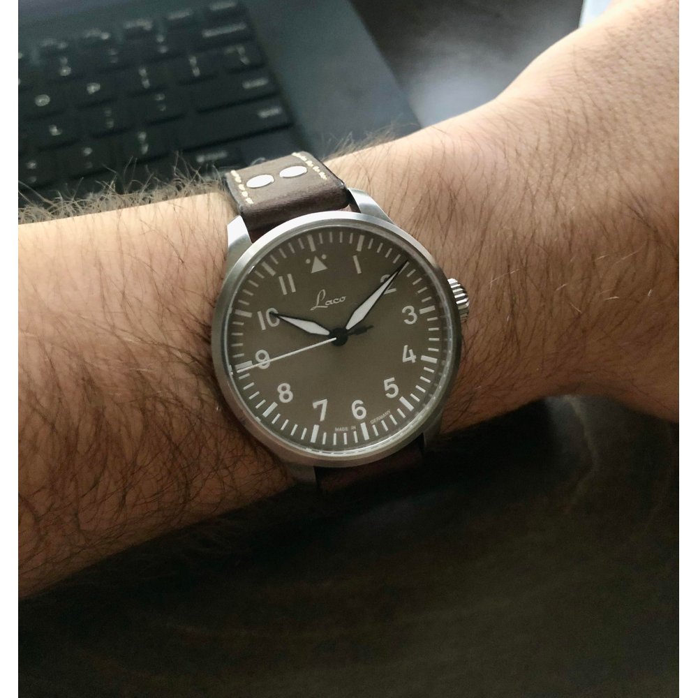 Laco Flieger Original Hamburg Beige Dial