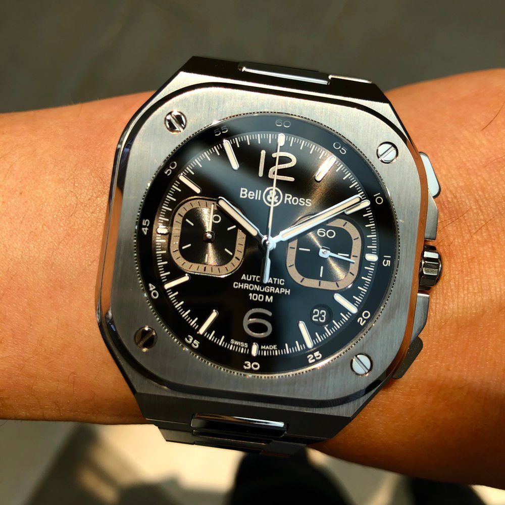 Bell & Ross BR 05 Chrono Steel Black
