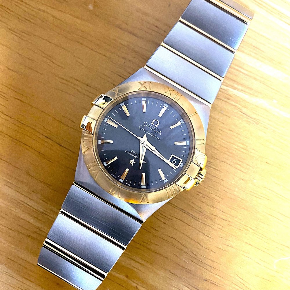 Omega Constellation Gents Co-Axial 35mm Gold