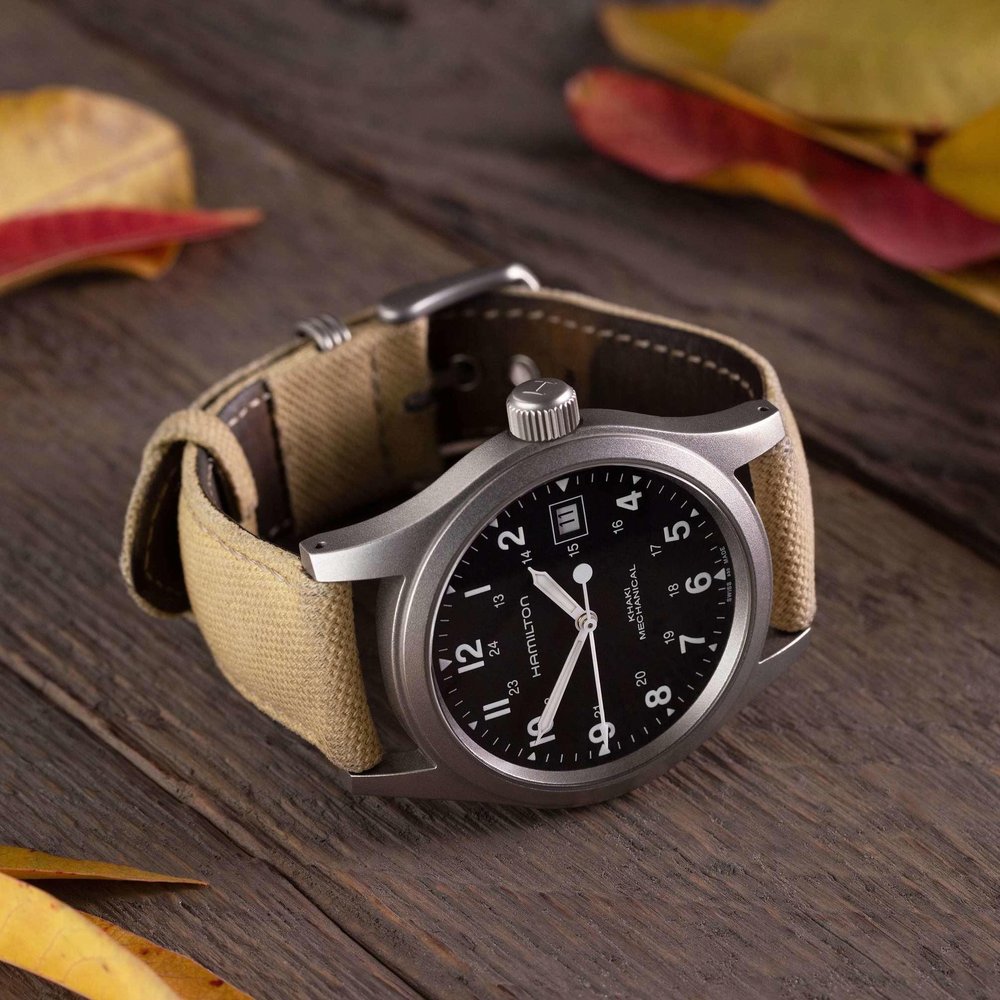 Hamilton Khaki Field Mechanical — Beige Dial