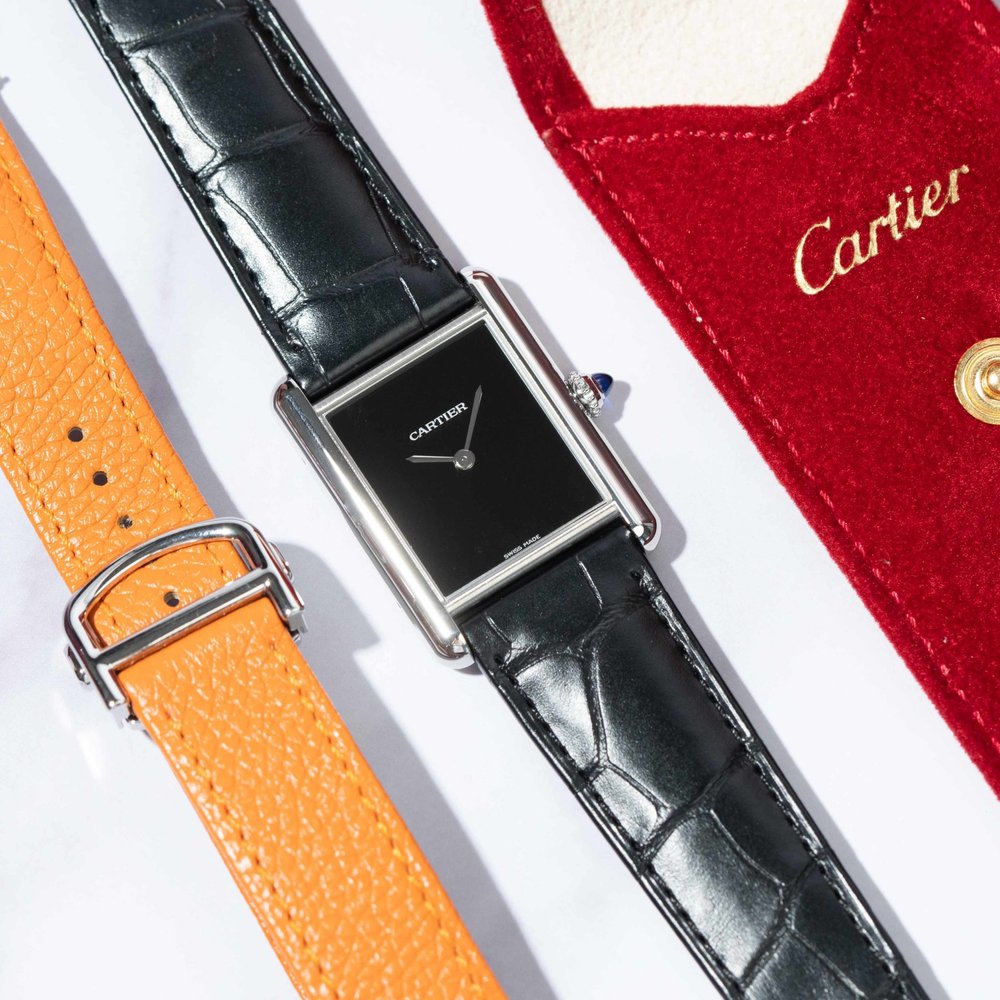 Cartier Tank Must Large Automatic Green Dial