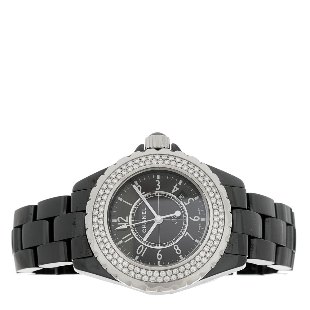 Chanel J12 Black Diamond Bezel 33mm