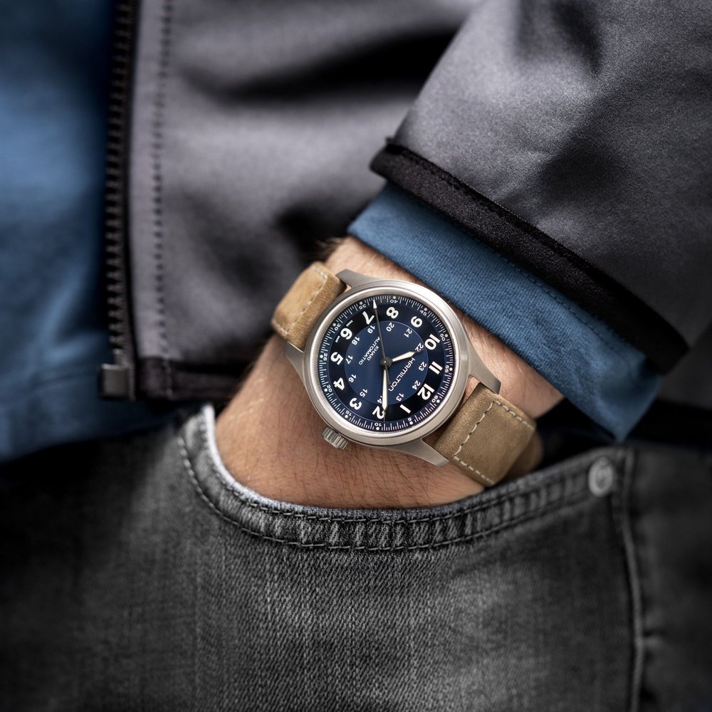 Hamilton Khaki Field Titanium Auto — Grey