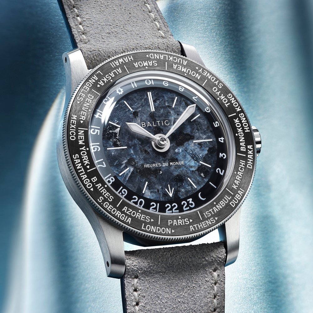 Baltic Worldtimer Steel Blue