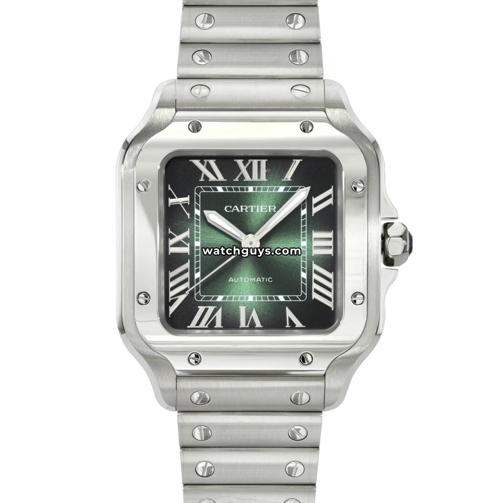 Cartier Santos de Cartier Medium Green Dial