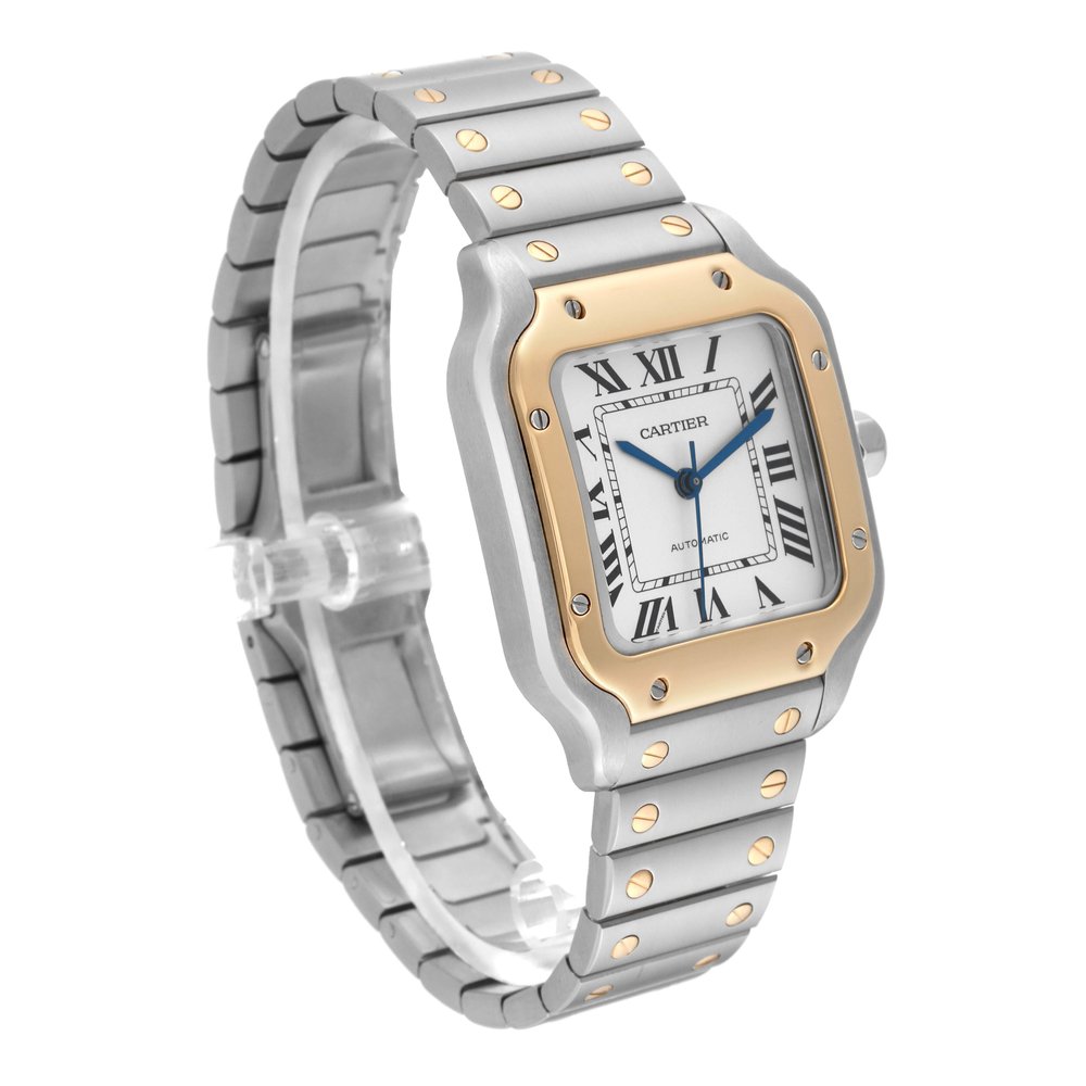 Cartier Santos de Cartier Medium Steel & Gold