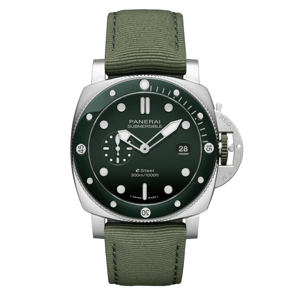 Panerai Submersible QuarantaQuattro 44mm Green Dial