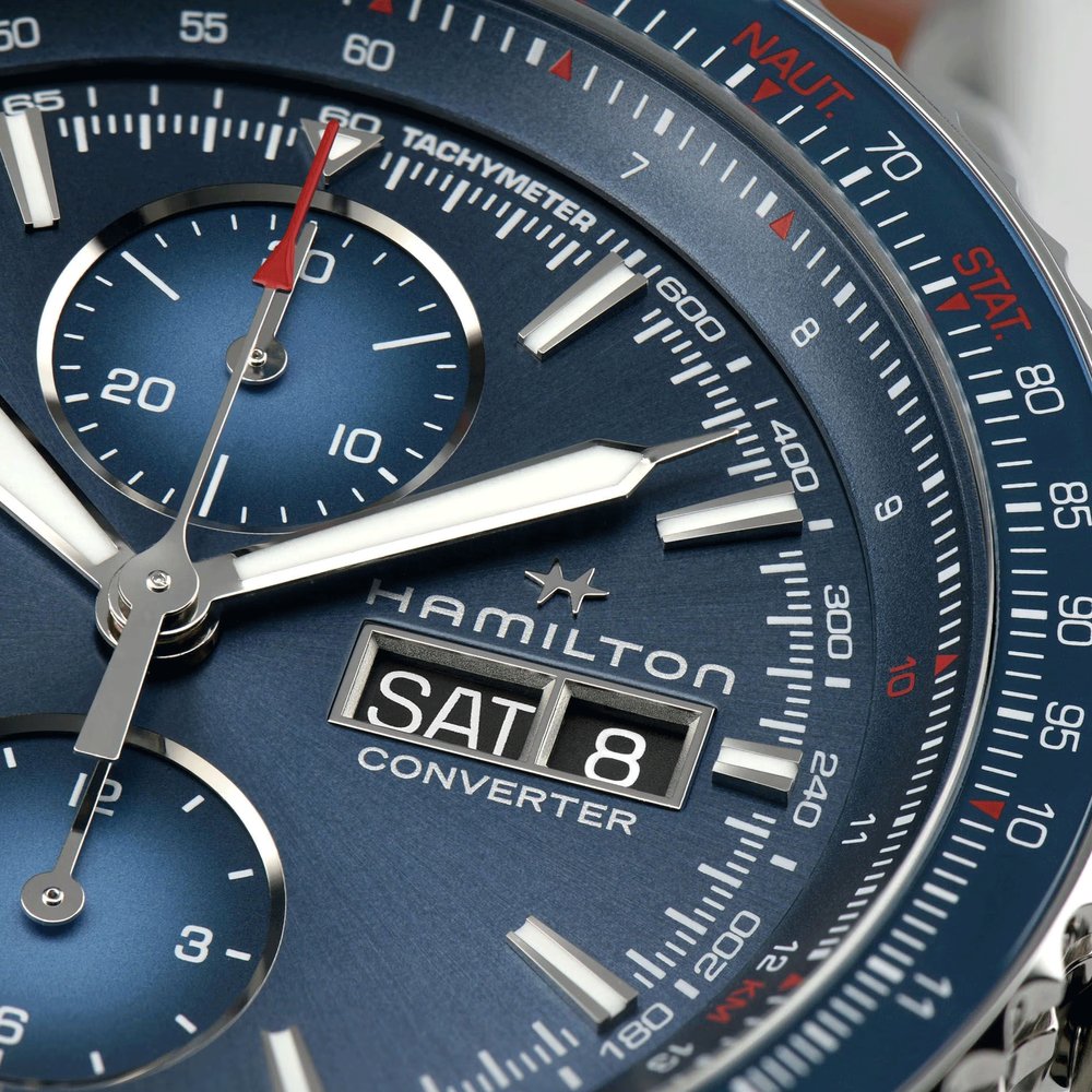 Hamilton Khaki Aviation X-Wind Auto Chrono — Blue